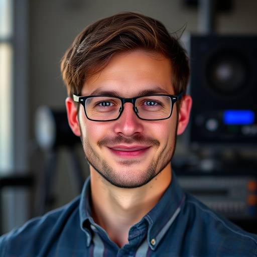 Portrait de Thomas Leclerc, Responsable du Matériel Audiovisuel.